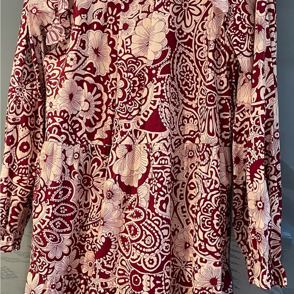 NWT- Adorable Western-inspired Long Sleeve Mini Dress - Picture 4 of 8